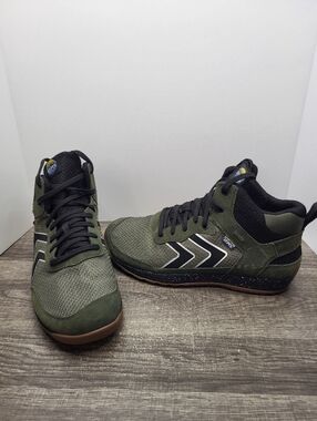 Lems Primal Pursuit Mid WP Hiking Boots Mens 13 Juniper Green Waterproof